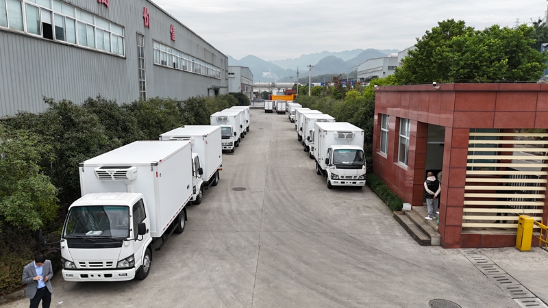 Central Asia-Qingling Isuzu Refrigerated Trucks