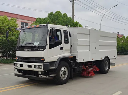 Qingling Isuzu FVR Washer and Sweeper Cooperation Case in Iraq