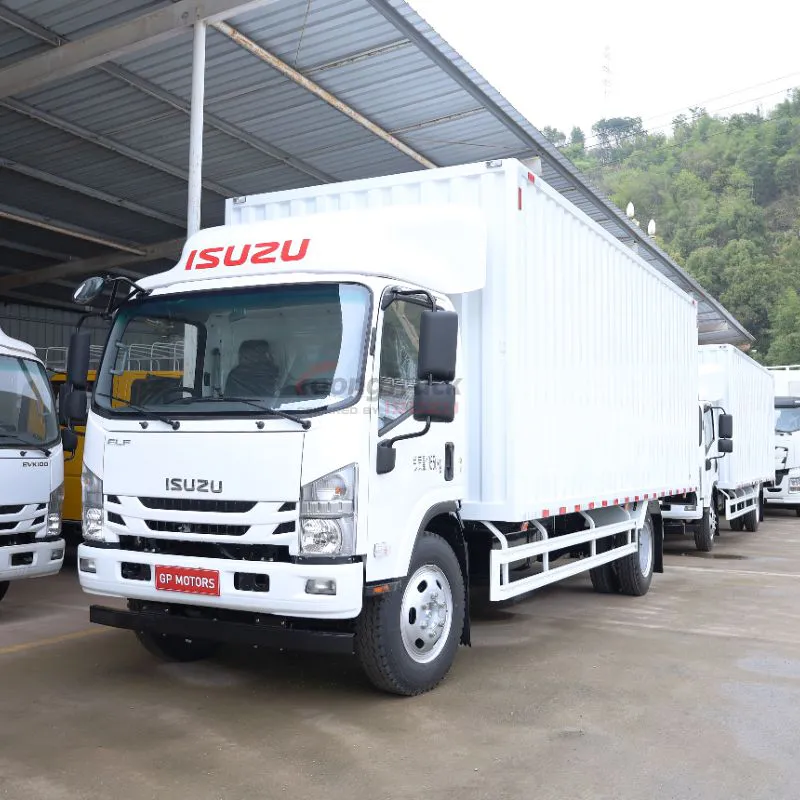 China ISUZU NPR trucks 4 5 7 tons NPR 700P Van trucks