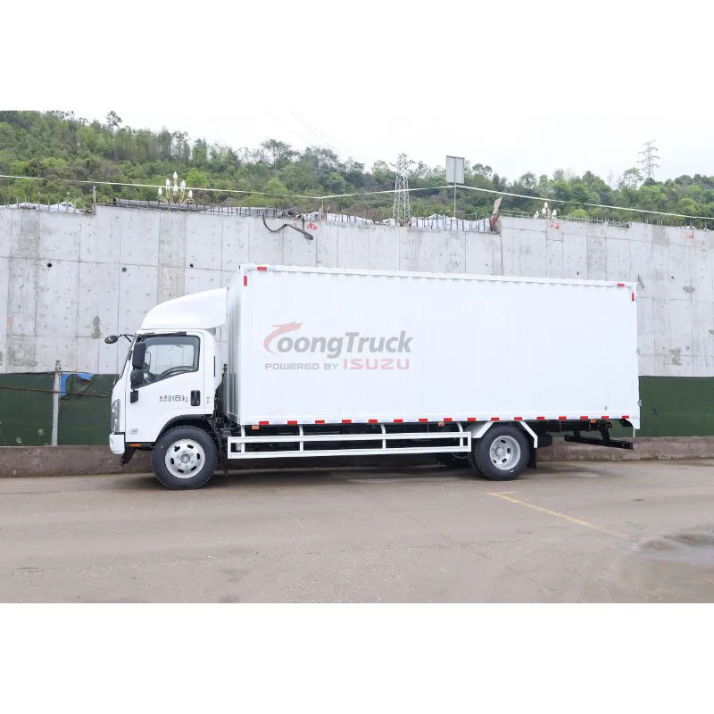 China ISUZU NPR trucks 4 5 7 tons NPR 700P Van trucks