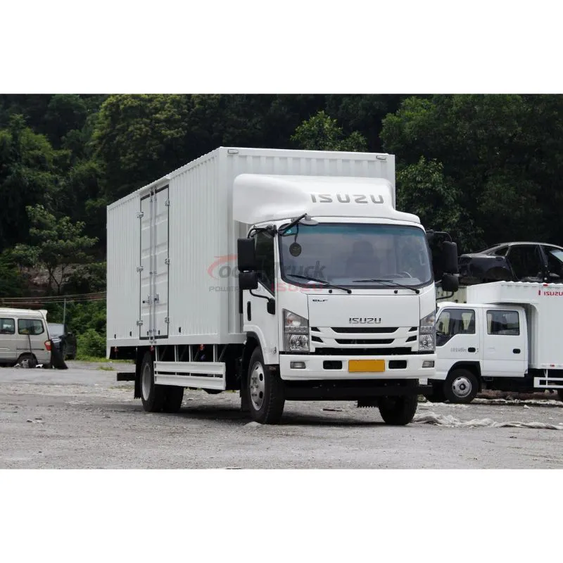 China ISUZU NPR trucks 4 5 7 tons NPR 700P Van trucks