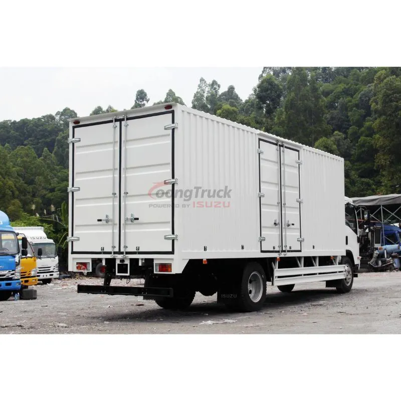 China ISUZU NPR trucks 4 5 7 tons NPR 700P Van trucks