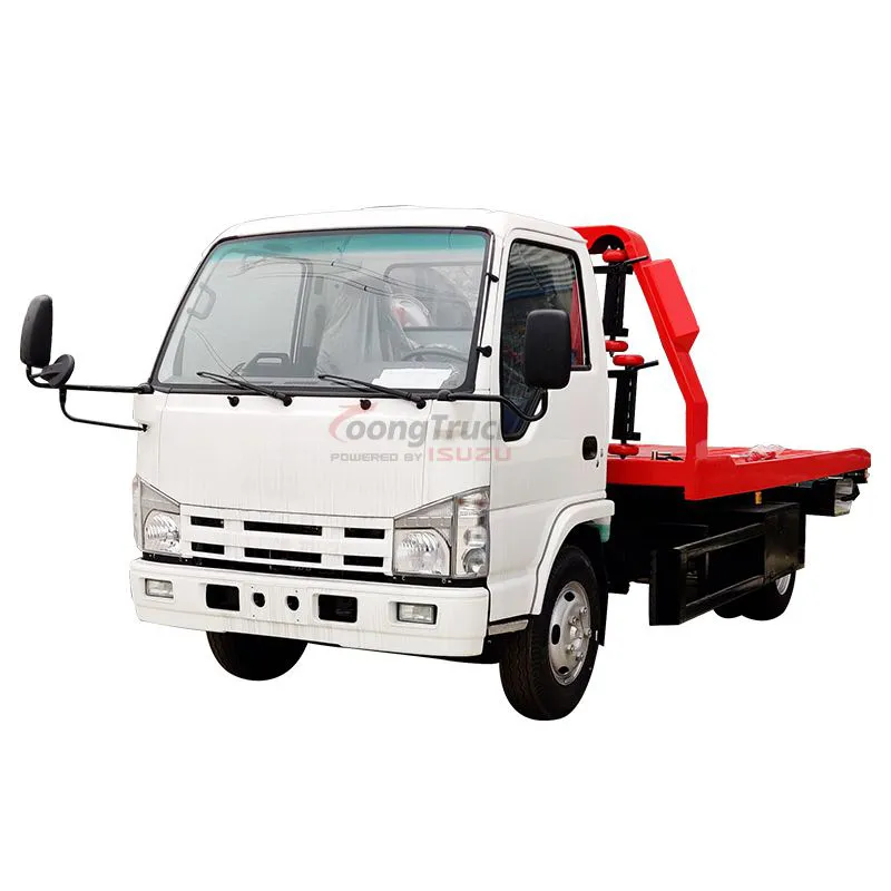 ISUZU ELF 100P 3tons Tow Truck Underlift Wrecker 4tons 5tons 6tons Wrecker Body Flatbed Platform Wrecker Truck Price