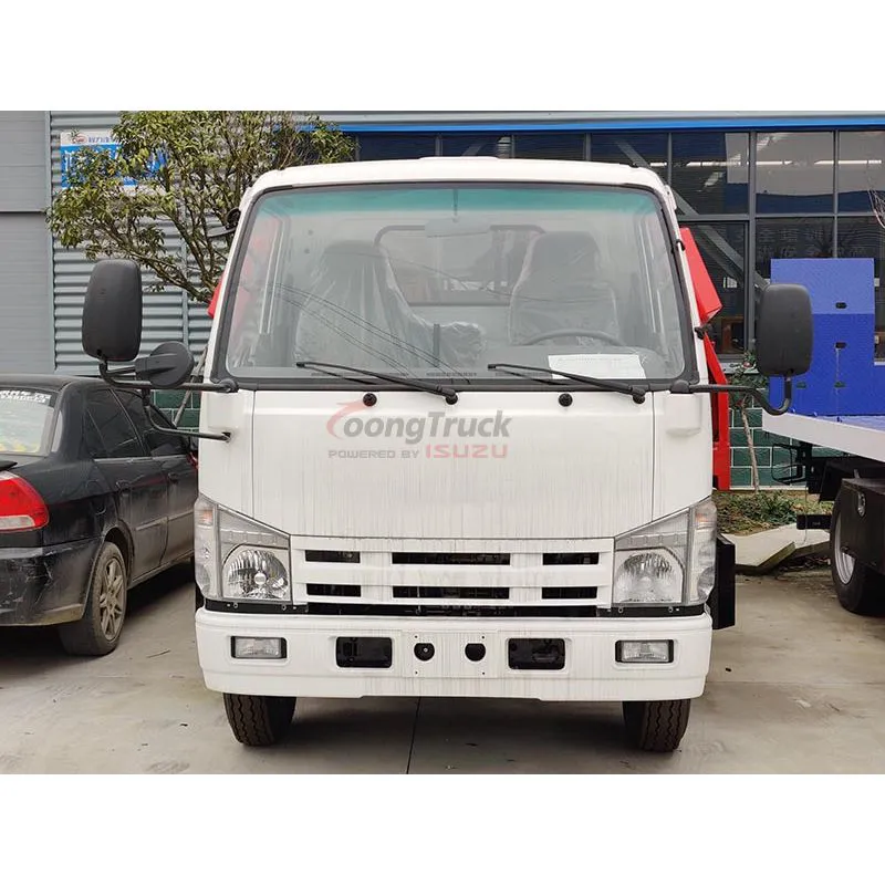 ISUZU ELF 100P 3tons Tow Truck Underlift Wrecker 4tons 5tons 6tons Wrecker Body Flatbed Platform Wrecker Truck Price