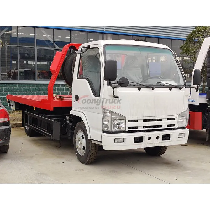 ISUZU ELF 100P 3tons Tow Truck Underlift Wrecker 4tons 5tons 6tons Wrecker Body Flatbed Platform Wrecker Truck Price