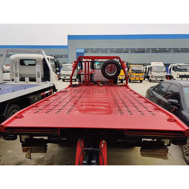 ISUZU ELF 100P 3tons Tow Truck Underlift Wrecker 4tons 5tons 6tons Wrecker Body Flatbed Platform Wrecker Truck Price