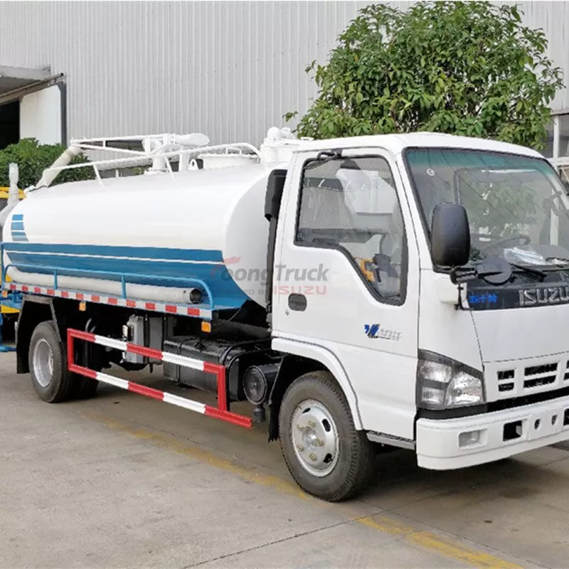 Isuzu NKR sewage cleaning truck