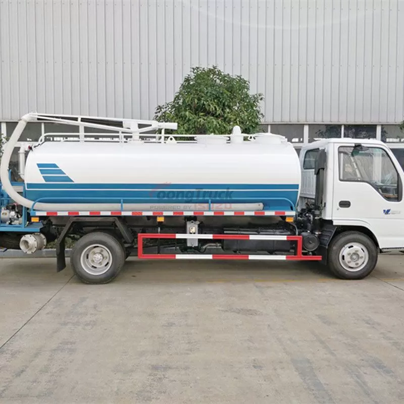 Isuzu NKR sewage cleaning truck