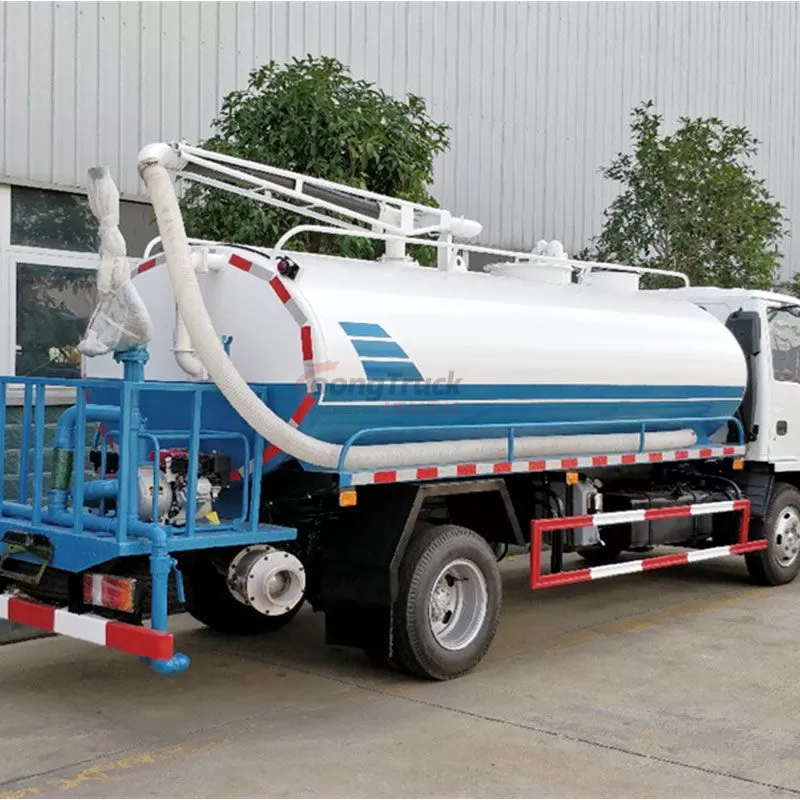 Isuzu NKR sewage cleaning truck