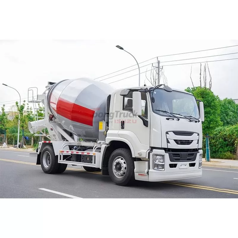 Isuzu 4X2 Heavy-Duty Concrete Mixer Truck with 6-8 Cubic Meters Capacity