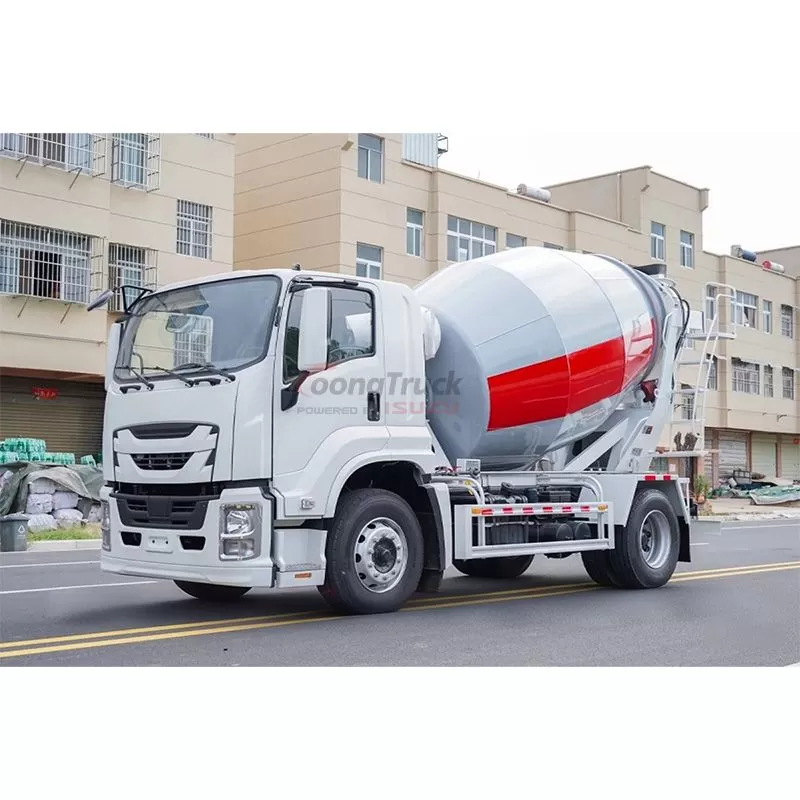 Isuzu 4X2 Heavy-Duty Concrete Mixer Truck with 6-8 Cubic Meters Capacity