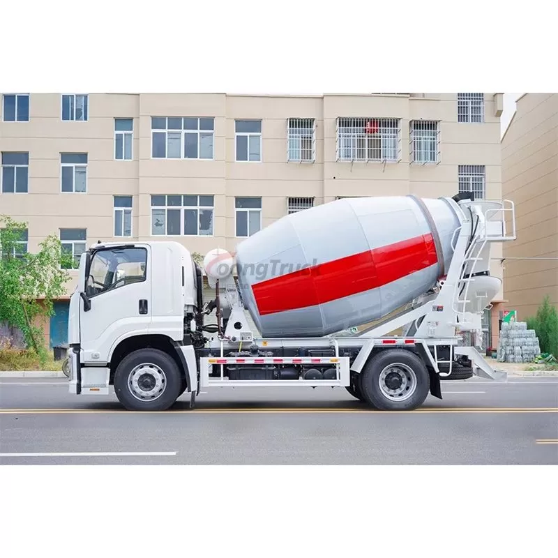 Isuzu 4X2 Heavy-Duty Concrete Mixer Truck with 6-8 Cubic Meters Capacity