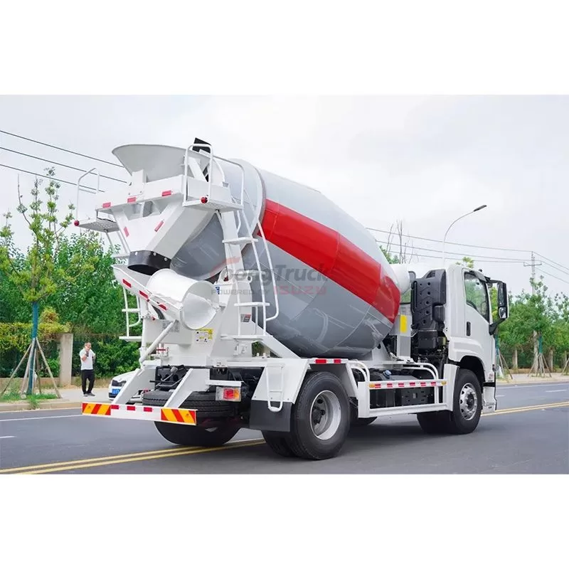 Isuzu 4X2 Heavy-Duty Concrete Mixer Truck with 6-8 Cubic Meters Capacity