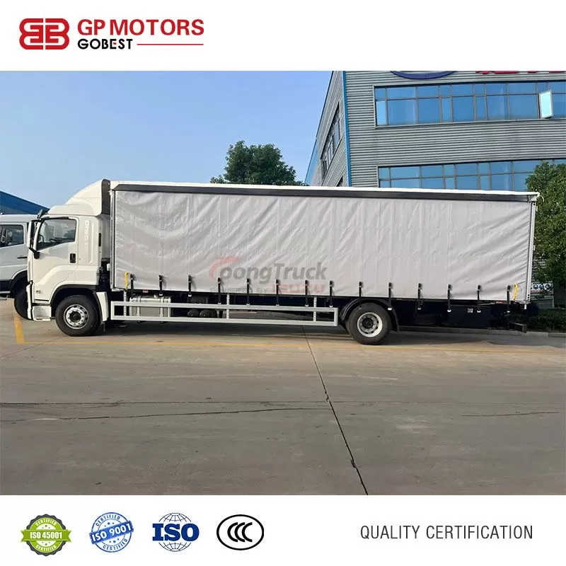 ISUZU GIGA 15 TON VAN BOX TRUCK WITH SIDE CURTAIN