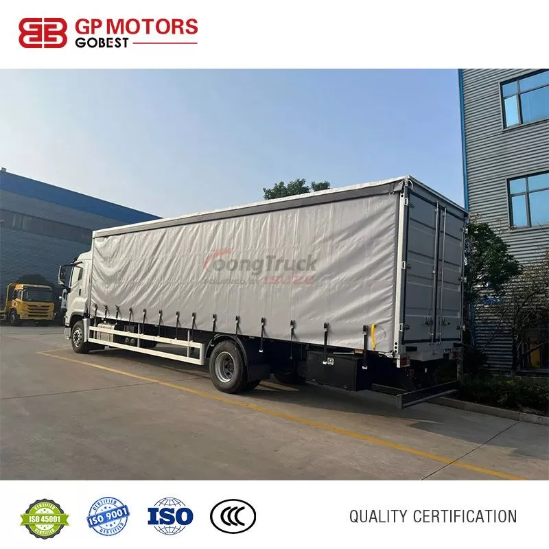 ISUZU GIGA 15 TON VAN BOX TRUCK WITH SIDE CURTAIN