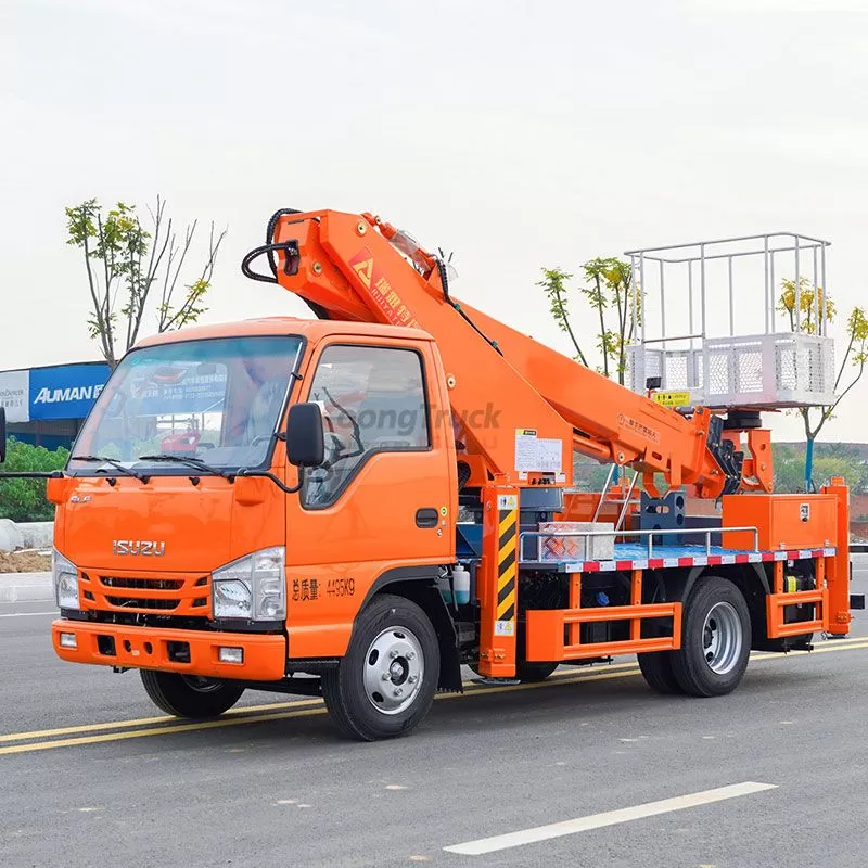 4X2 4X4 23m 28meters Aerial Manlift Work Platform Truck I-Suzu High Performance Aerial Truck