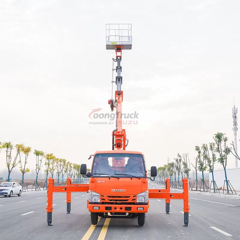 4X2 4X4 23m 28meters Aerial Manlift Work Platform Truck I-Suzu High Performance Aerial Truck