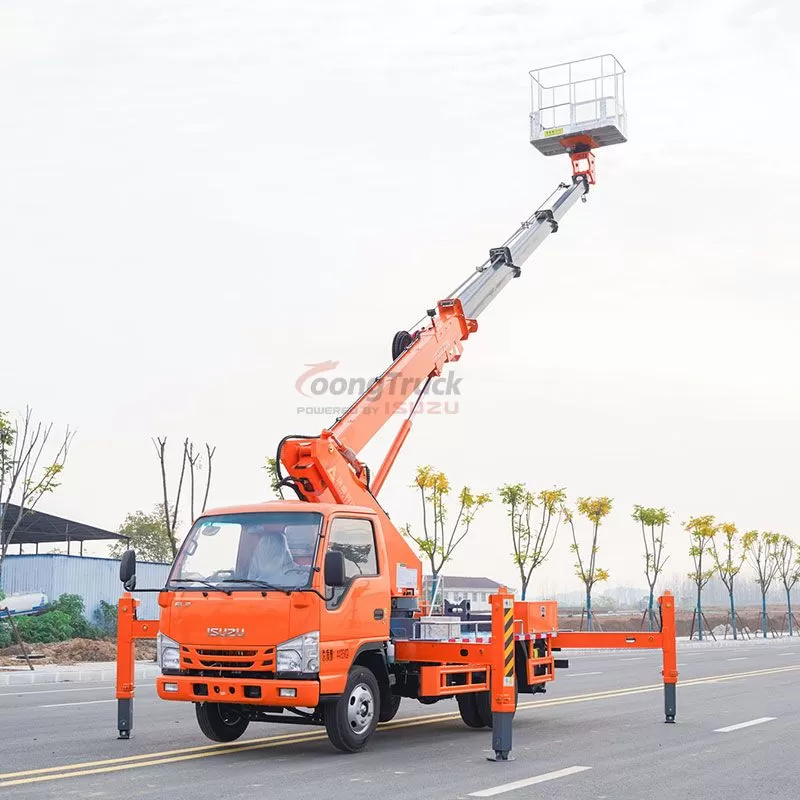 4X2 4X4 23m 28meters Aerial Manlift Work Platform Truck I-Suzu High Performance Aerial Truck