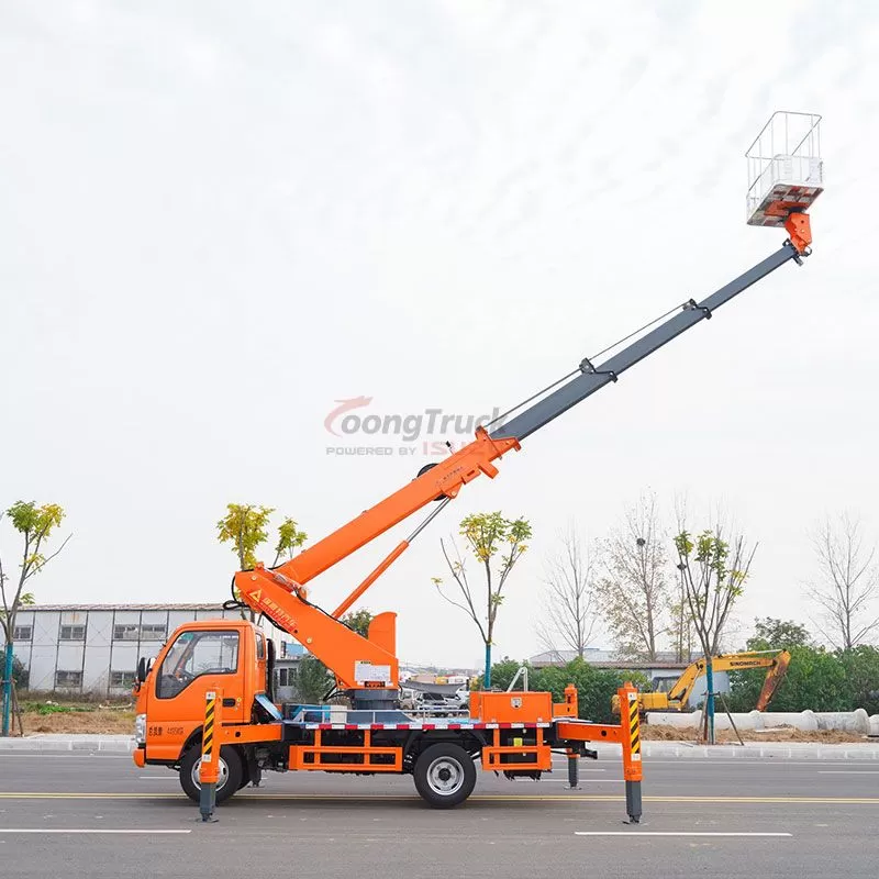 4X2 4X4 23m 28meters Aerial Manlift Work Platform Truck I-Suzu High Performance Aerial Truck