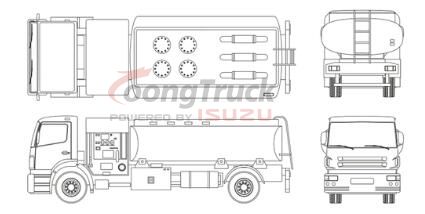 Isuzu Jet A1 and Avgas Refueling Trucks