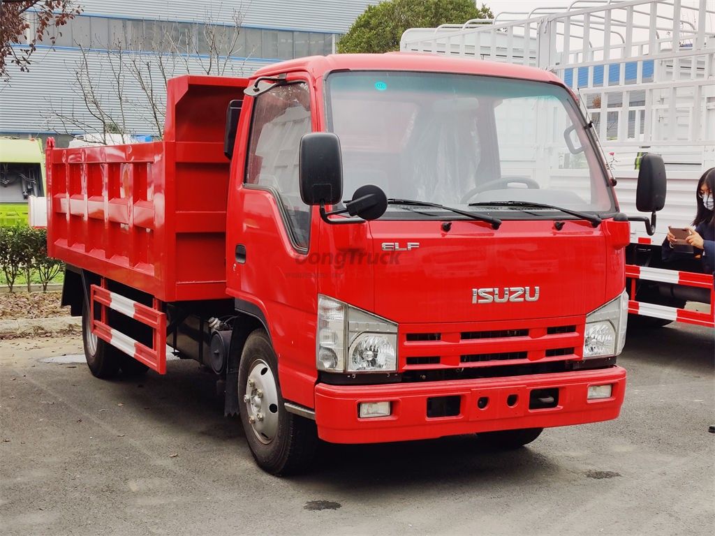 Isuzu 4JB1CN 98HP 3ton 4cbm Mini Dump Truck Sand Tipper Trucks