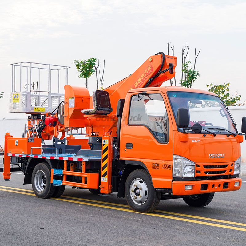 4X2 4X4 23m 28meters Aerial Manlift Work Platform Truck I-Suzu High Performance Aerial Truck