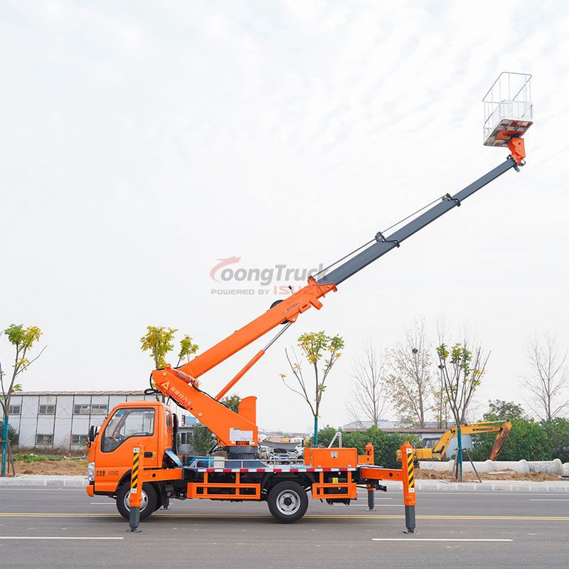 4X2 4X4 23m 28meters Aerial Manlift Work Platform Truck I-Suzu High Performance Aerial Truck