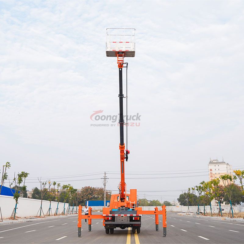 4X2 4X4 23m 28meters Aerial Manlift Work Platform Truck I-Suzu High Performance Aerial Truck